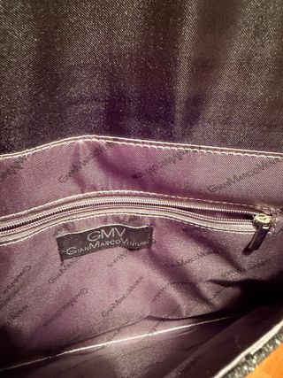 Pochette Gianmarco Venturi nera glitter