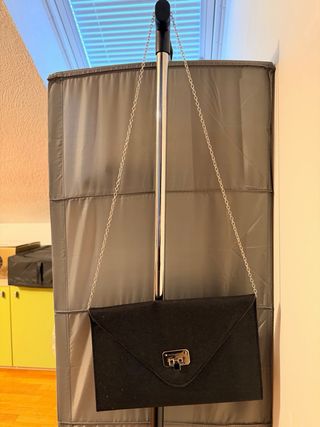 Pochette Gianmarco Venturi nera glitter