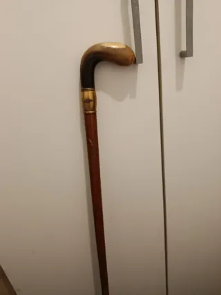 Bastón vintage madera