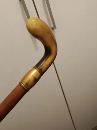 Bastón vintage madera