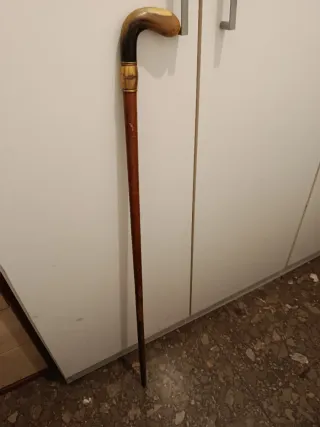 Bastón vintage madera