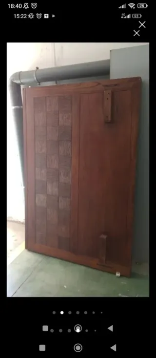 Cabecero de cama de madera 160