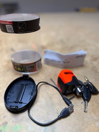 Antirrobo moto Kovix Naranja