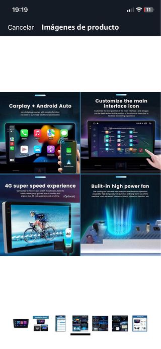 Pantalla 9” VW Skoda Rapid 2013-2019