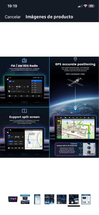 Pantalla 9” VW Skoda Rapid 2013-2019