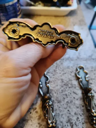 Lote de 4 tiradores vintage dorados antiguo