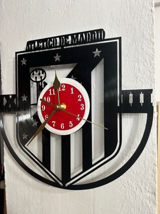 Reloj Vinilo Atlético de Madrid