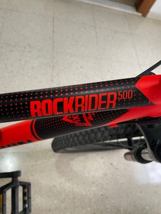 Bicicleta infantil Rockraider 500 roja