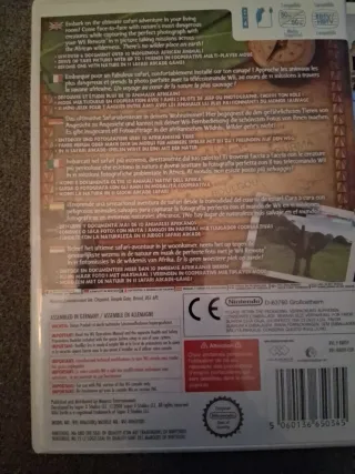 Wii Wild Earth African Safari Juego