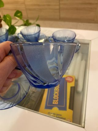 Juego 6 Tazas Duralex Descatalogadas Azul