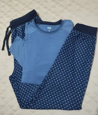 Pijama C&A hombre manga larga talla S