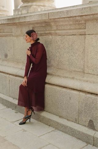 Vestido Clouté Invitada M