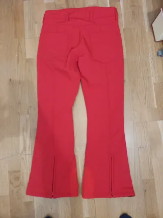 Pantalón de esquí mujer Mountain rojo