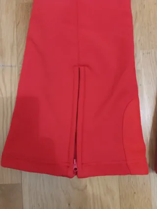 Pantalón de esquí mujer Mountain rojo