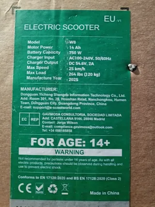 Patinete Eléctrico Todoterreno W2