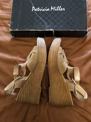 Sandalias Patricia Miller Piel Beige