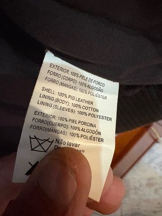 Giubbino bomber vera pelle vissuta vintage