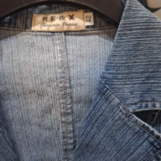 Giacca Jeans Vintage Re&X Y2K Taglia 42