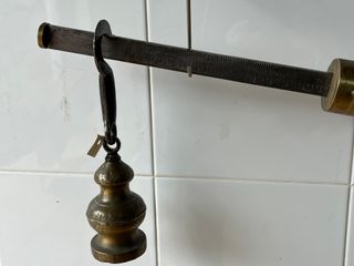 Balanza Romana Hierro, Bronce y Acero Inox