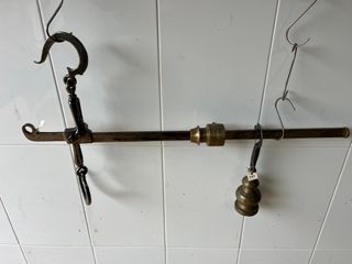 Balanza Romana Hierro, Bronce y Acero Inox