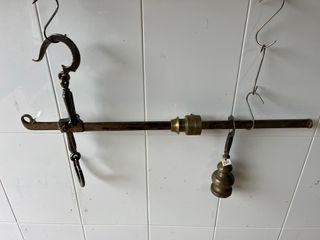 Balanza Romana Hierro, Bronce y Acero Inox