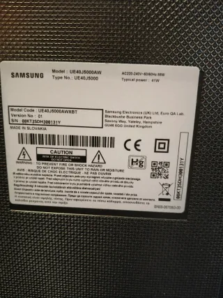 Televisor Samsung Negro