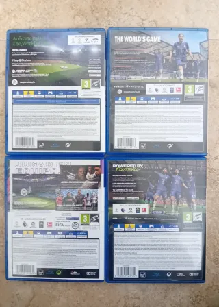 Pack PS4 FIFA 21, 22, 23 y FC 24