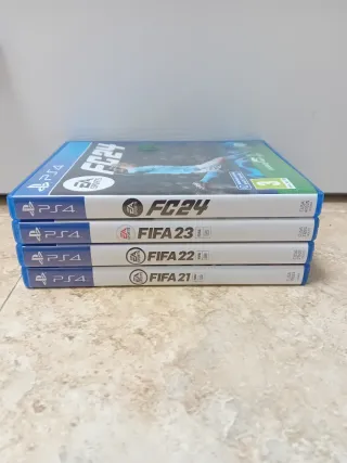 Pack PS4 FIFA 21, 22, 23 y FC 24