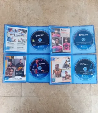Pack PS4 FIFA 21, 22, 23 y FC 24