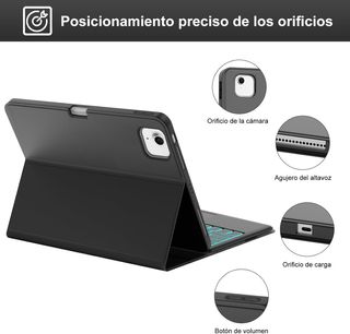 Teclado Funda IVEOPPE iPad Air 13 M2 2024/M3 2025