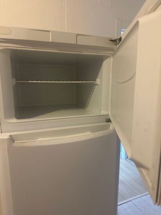 Nevera con congelador Indesit