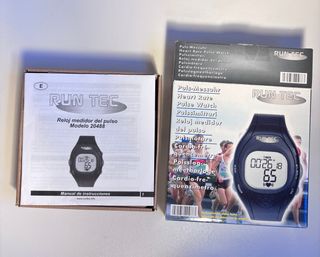 Reloj Run Tec Medidor Pulso Azul 20488
