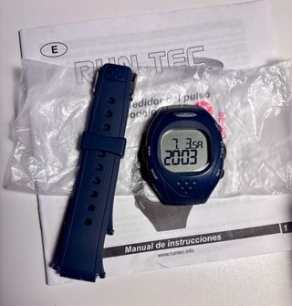 Reloj Run Tec Medidor Pulso Azul 20488