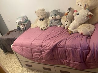 Cama nido con dos cajoneras