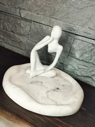 Elegante Set Moderno Statua Vassoio Design Home