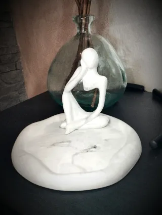 Elegante Set Moderno Statua Vassoio Design Home