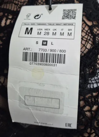 Abito Zara donna nero