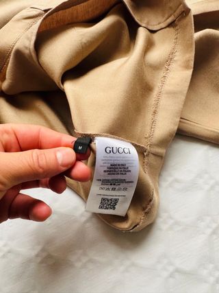 Camisa Gucci Beige Talla M corta