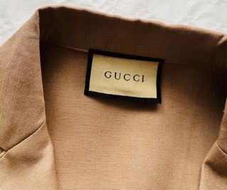 Camisa Gucci Beige Talla M corta