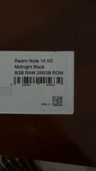 Xiaomi Redmi Note 14 5G 256GB Morado