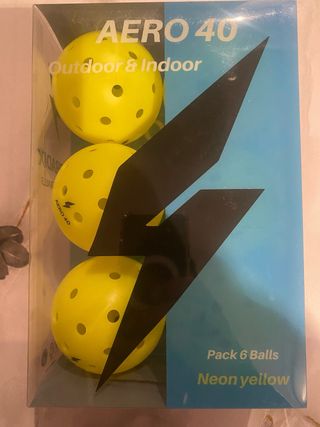 Pelotas Pickleball AERO 40 x6 Neón