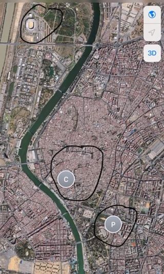 Habitación doble con BAÑO PRIVADO en CENTRO Sevill