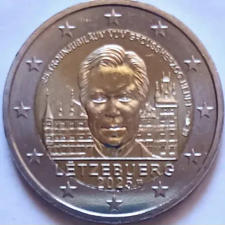 2 euros conmemorativos Luxemburgo 2025