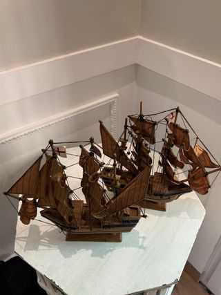 2 Barcos de Decoración Antiguos