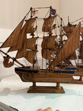 2 Barcos de Decoración Antiguos