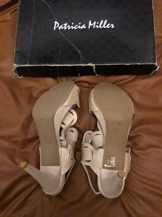 Sandalias Patricia Miller Piel Beige