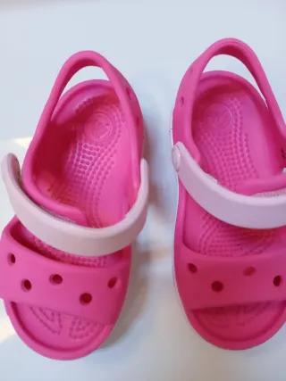 Sandali Crocs C6 rosa bambina