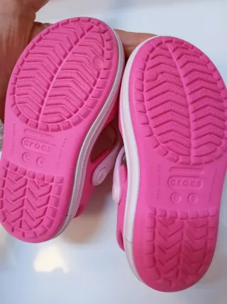 Sandali Crocs C6 rosa bambina