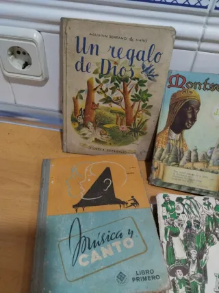 Lote di Libri di Testo Antichi Anni '50