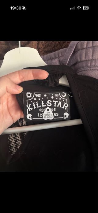 Vestido Killstar Duchess Skater Negro